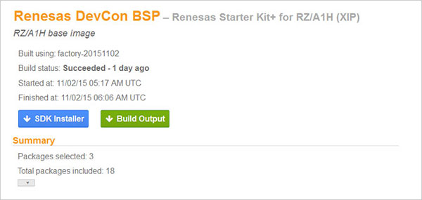 download the build output
