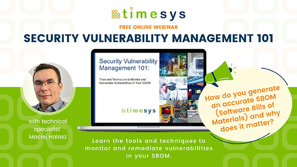 Security Vulnerability Management 101 Webinar Graphic